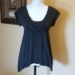 Cute Top - Charcoal Gray